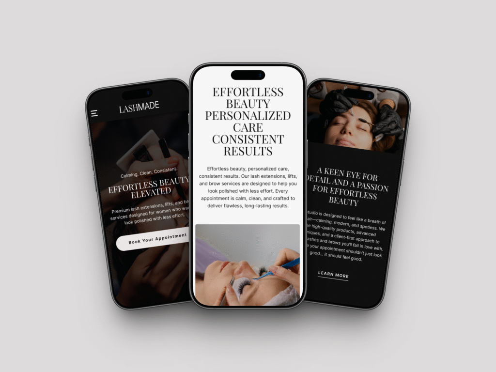 LashMade - Phone Design