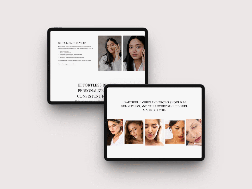 LashMade - Tablet Design